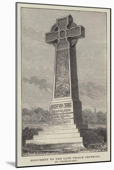 Monument to the Late Prince Imperial, at Chiselhurst-null-Mounted Giclee Print