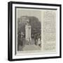 Monument to the Late Robert Louis Stevenson in San Francisco-null-Framed Giclee Print