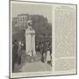 Monument to the Late Robert Louis Stevenson in San Francisco-null-Mounted Giclee Print