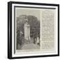 Monument to the Late Robert Louis Stevenson in San Francisco-null-Framed Giclee Print