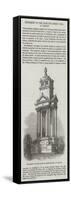 Monument to the Late Sir Robert Peel, at Forfar-null-Framed Stretched Canvas