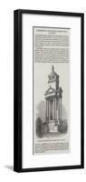 Monument to the Late Sir Robert Peel, at Forfar-null-Framed Giclee Print