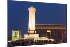 Monument to the Peoples Heroes, Tiananmen Square, Beijing, China, Asia-Christian Kober-Mounted Photographic Print