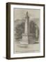 Monument to the Royal Marines Erected in the Cemetery, Hong-Kong, China, 1860-null-Framed Giclee Print