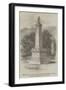 Monument to the Royal Marines Erected in the Cemetery, Hong-Kong, China, 1860-null-Framed Giclee Print