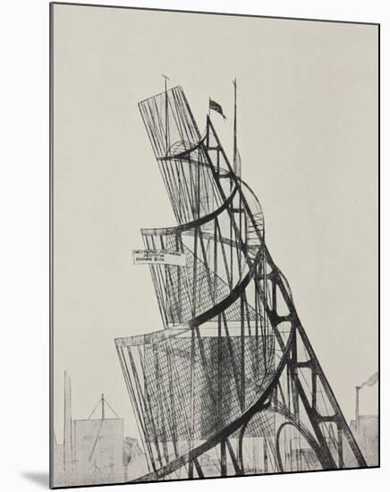 Monument to the Third International (Tatlin's Tower), 1919-Vladimir Tatlin-Mounted Art Print