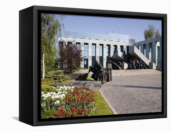 Monument to the Warsaw Uprising, Unveiled in 1989 on the 45th Anniversary of the Uprising, Poland-Gavin Hellier-Framed Stretched Canvas