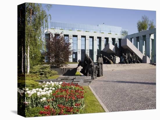 Monument to the Warsaw Uprising, Unveiled in 1989 on the 45th Anniversary of the Uprising, Poland-Gavin Hellier-Stretched Canvas