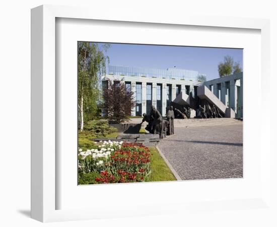 Monument to the Warsaw Uprising, Unveiled in 1989 on the 45th Anniversary of the Uprising, Poland-Gavin Hellier-Framed Photographic Print