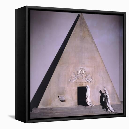 Monument to Titian-Antonio Canova-Framed Stretched Canvas