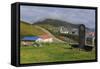 Monument to Unangan People, Unalaska Island, Aleutian Islands, Alaska, USA, North America-Richard Cummins-Framed Stretched Canvas