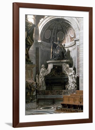 Monument to Urban VIII-Giovanni Lorenzo Bernini-Framed Giclee Print