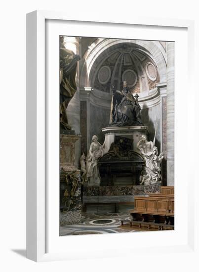 Monument to Urban VIII-Giovanni Lorenzo Bernini-Framed Giclee Print