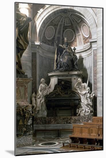 Monument to Urban VIII-Giovanni Lorenzo Bernini-Mounted Giclee Print