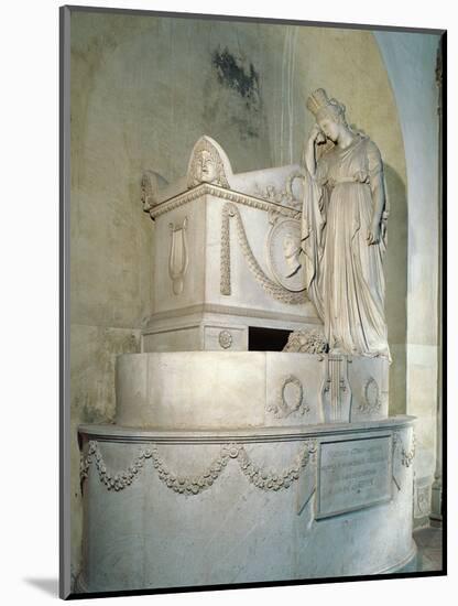 Monument to Vittorio Alfieri-Antonio Canova-Mounted Giclee Print