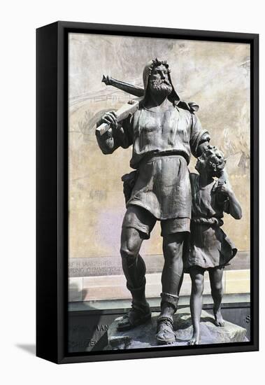 Monument to William Tell-null-Framed Stretched Canvas