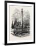 Monument to Wolfe at Quebec, Canada, 1870s-null-Framed Giclee Print