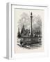 Monument to Wolfe at Quebec, Canada, 1870s-null-Framed Giclee Print