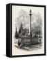 Monument to Wolfe at Quebec, Canada, 1870s-null-Framed Stretched Canvas