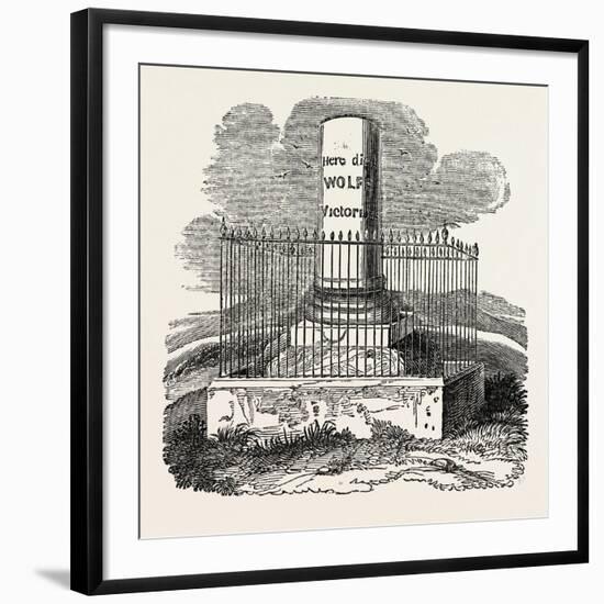 Monument to Wolfe-null-Framed Giclee Print