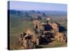 Monument Valley, Aerial, Arizona, USA-Steve Vidler-Stretched Canvas