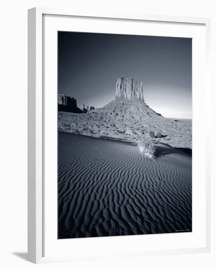 Monument Valley and Sand Dunes, Arizona, USA-Steve Vidler-Framed Photographic Print