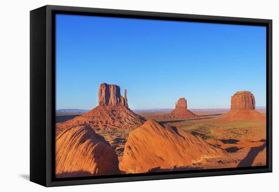 Monument Valley, Arizona, North America-Marco Simoni-Framed Stretched Canvas