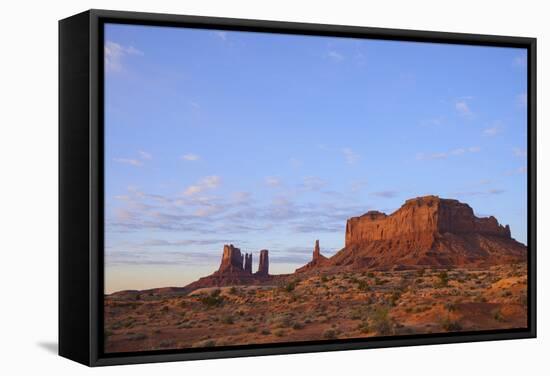 Monument Valley, Arizona, United States of America, North America-Gary-Framed Stretched Canvas