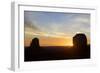 Monument Valley at Dawn, Utah, United States of America, North America-Olivier Goujon-Framed Photographic Print