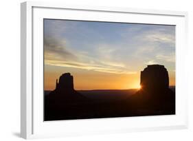 Monument Valley at Dawn, Utah, United States of America, North America-Olivier Goujon-Framed Photographic Print