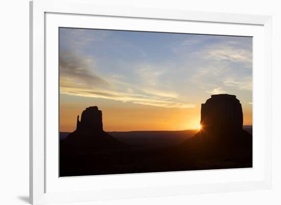 Monument Valley at Dawn, Utah, United States of America, North America-Olivier Goujon-Framed Photographic Print