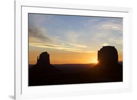 Monument Valley at Dawn, Utah, United States of America, North America-Olivier Goujon-Framed Photographic Print