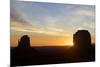 Monument Valley at Dawn, Utah, United States of America, North America-Olivier Goujon-Mounted Photographic Print