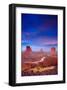 Monument Valley At Dusk Utah-null-Framed Art Print