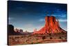 Monument Valley At Dusk Utah-null-Stretched Canvas