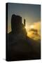 Monument Valley at Sunrise, Arizona, United States of America, North America-Michael Runkel-Stretched Canvas