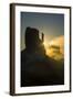 Monument Valley at Sunrise, Arizona, United States of America, North America-Michael Runkel-Framed Photographic Print