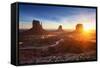 Monument Valley at Sunrise-IM_photo-Framed Stretched Canvas