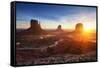 Monument Valley at Sunrise-IM_photo-Framed Stretched Canvas