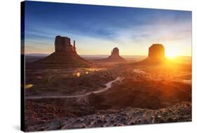 Monument Valley at Sunrise-IM_photo-Stretched Canvas