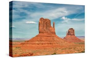 Monument Valley at Sunset, Utah, USA-lucky-photographer-Stretched Canvas