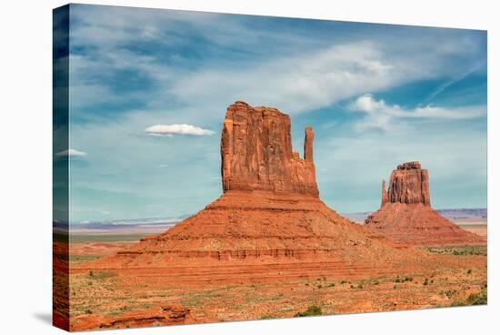 Monument Valley at Sunset, Utah, USA-lucky-photographer-Stretched Canvas
