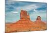 Monument Valley at Sunset, Utah, USA-lucky-photographer-Mounted Photographic Print