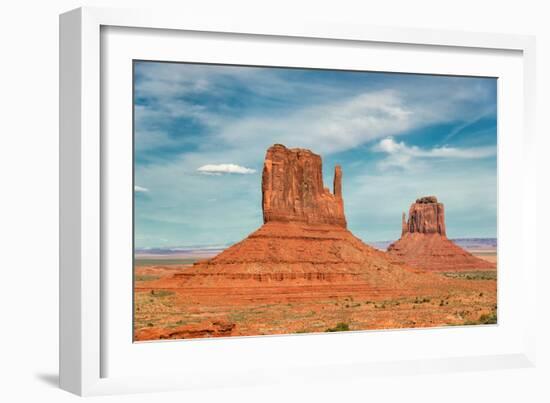 Monument Valley at Sunset, Utah, USA-lucky-photographer-Framed Photographic Print