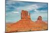 Monument Valley at Sunset, Utah, USA-lucky-photographer-Mounted Photographic Print