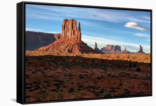 Monument Valley at Sunset-lucky-photographer-Framed Stretched Canvas