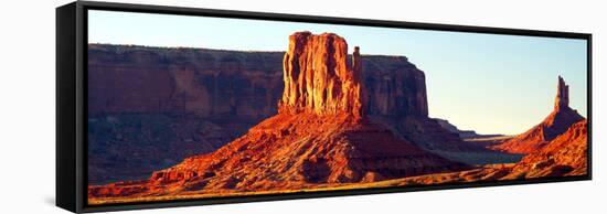 Monument Valley at Sunset-Douglas Taylor-Framed Stretched Canvas