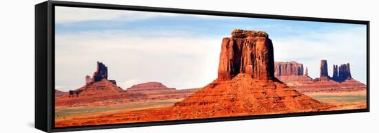 Monument Valley at Tribal Park-Douglas Taylor-Framed Stretched Canvas