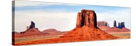 Monument Valley at Tribal Park-Douglas Taylor-Stretched Canvas