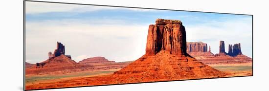 Monument Valley at Tribal Park-Douglas Taylor-Mounted Art Print
